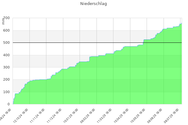 Niederschlagsverlauf